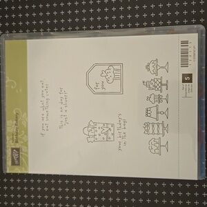 Stampin Up Birthday Bakery Stamp Set